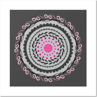 Boho Mandala Posters and Art